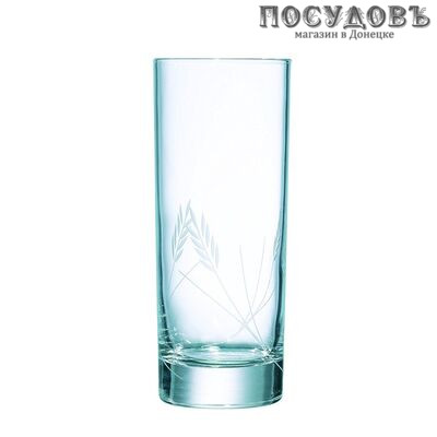 Luminarc Gerbe 09670, стаканы в наборе 330 мл, стекло упрочненное, Франция, в упаковке 3 шт.