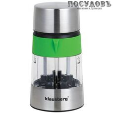 Klausberg KB-7020 мельница для специй, 30 мл, корпус сталь нержавеющая, акрил, керамические жернова, в упаковке 1 шт.
