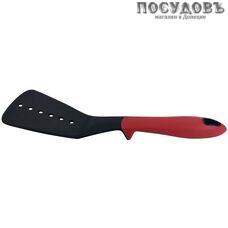 Klausberg KB-7430, лопатка, 310 мм, нейлон, цвет черный с красным, на блистере 1 шт.