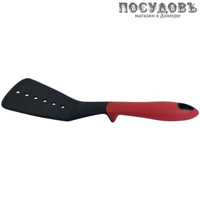 Klausberg KB-7430, лопатка, 310 мм, нейлон, цвет черный с красным, на блистере 1 шт.