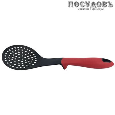 Klausberg KB-7429, шумовка, 310 мм, нейлон, цвет черный с красным, на блистере 1 шт.