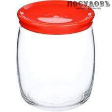Pasabahce Cesni 43004B банка для хранения с крышкой, Ø94×125 мм, 920 мл, стекло, Россия, в упаковке 2 пр.