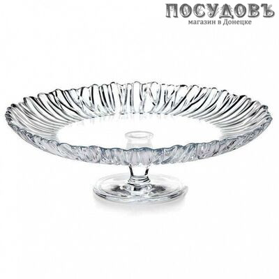 Pasabahce Aurora 95832В блюдо на ножке, стекло, Ø315×95 мм, Россия, в упаковке 1 шт.