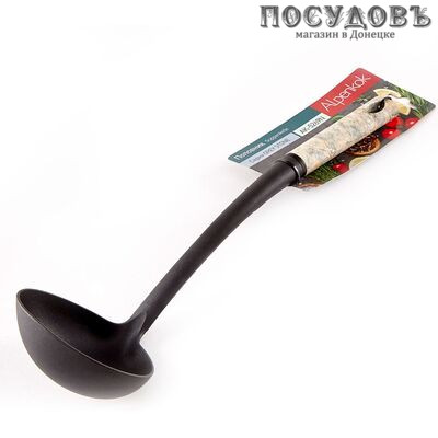 Alpenkok Grey Stone AK-5269N, половник, 360×100 мм, нейлон, пластиковая Soft Touch ручка, на блистере 1 шт.