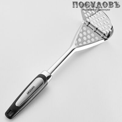 Webber Imperio inox BE-1639, картофелемялка, 280 мм, сталь нержавеющая, пластиковая ручка, цвет черный