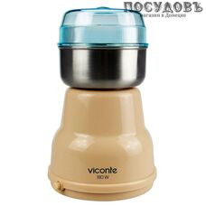 Viconte VC-3103 beige кофемолка электрическая, 180 Вт, чаша сталь нержавеющая 50 г, цвет бежевый