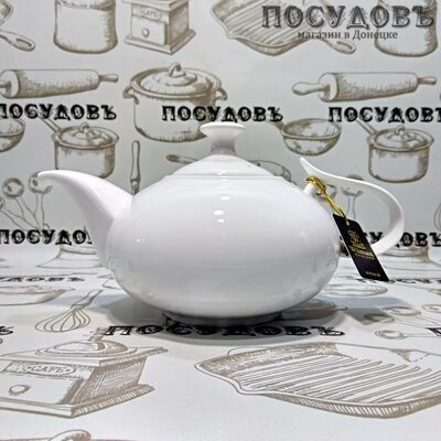 Wilmax WL994000 белый, чайник заварочный, 1 150 мл, фарфор, в упаковке 1 шт
