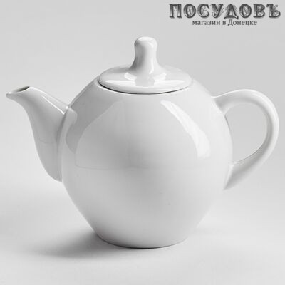 Добрушский фарфор Белье 3С0886Ф34 чайник заварочный, фарфор, 350 мл, цвет белый