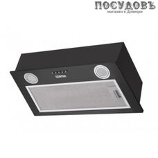 Centek CT-1850-52 Black вытяжка кухонная встраиваемая, ширина 525 мм, 83 Вт, черный