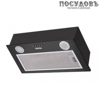 Centek CT-1850-52 Black вытяжка кухонная встраиваемая, ширина 525 мм, 83 Вт, черный