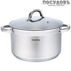 Кастрюля Klausberg KB-7128 9,5 л из нержаваеющей стали Ø28 см