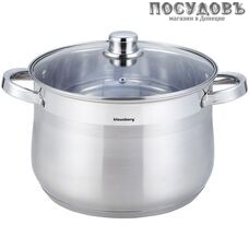 Кастрюля из нержавеющей стали Klausberg 7 л KB-7162 Ø22 см