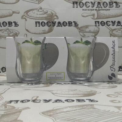 Набор кружек Pasabahce "Gurme Ayran" 350 мл, стекло, в упаковке 2 шт