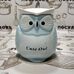 Кружка подарочная Коралл "Cute Owl" 390 мл, фарфор, с крышкой и ложкой в упаковке 1 шт