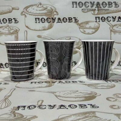 Фарфоровая кружка HY064 889-241 330 мл 1 шт