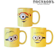 Коралл DMY-3mix кружка желтая "Миньоны", 220 мл, керамика 1 шт