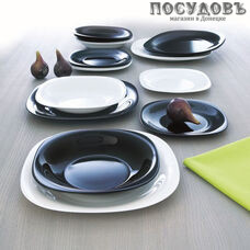 Столовый сервиз Luminarc Carine Black and White d2380/N1489 18 преметов