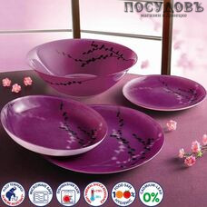 Столовый набор Luminarc Kashima Fushia G9715 19 предметов