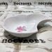 Менажница Дулёвский фарфор "Дикая роза" цвет белый, 205×55 мм, фарфор 1 шт