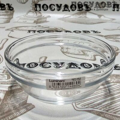 Салатник Luminarc "Empilable" цвет прозрачный, 240 мл, Ø105 мм, упрочненное стекло 1 шт