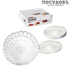 Набор обеденных тарелок Pasabahce Atlantis 10236 24 см 6 шт