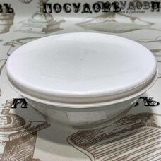 Салатник с крышкой Luminarc "Empilable" цвет прозрачный, 385 мл, Ø120 мм, упрочненное стекло 1 шт
