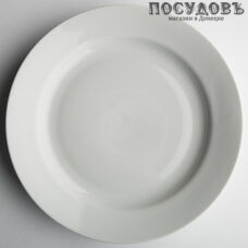 Десертная тарелка Дулёвский фарфор "Гладкий край Белая" 024702 200 мм 1 шт
